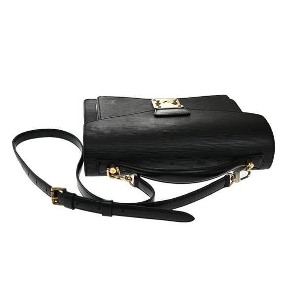 LOUIS VUITTON Monceau 2Way Shoulder Hand Bag Epi Leather Black - Picture 2 of 16
